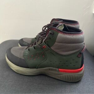 Men's LL Bean Dirigo Mid Hiking Lace Up Boots Forest Shade Olive Tek2.5 Size 11M